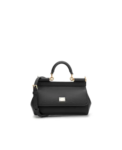 Dolce&Gabbana Кожаная сумка Sicily Small - Артикул: BB7116-B1001