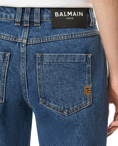 Balmain Джинсы прямого кроя - Артикул: GF1MI051DG08