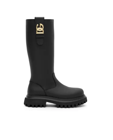 Dolce&Gabbana Дитячі чоботи зі шкіри - Артикул: D11344-A6L69-M