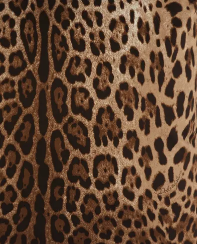 Dolce&Gabbana Велика подушка з леопардовим принтом - Артикул: TCE003-TCAG0
