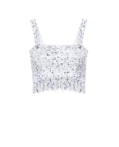 Balmain Твидовый топ - Артикул: SF20036K498