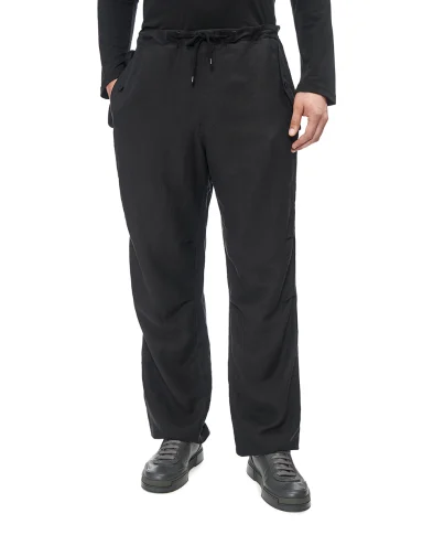 Ralph Lauren Purple Label Штани з шовку та льону - Артикул: 798977052002