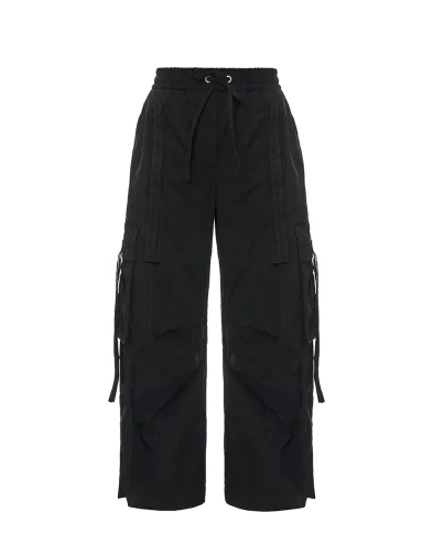 Dolce&Gabbana Брюки карго вощеного фая - Артикул: FTDEHT-HUMS8