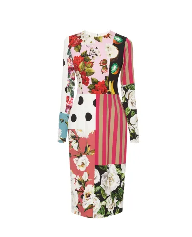 Dolce&Gabbana Шелковое платье - Артикул: F6K8AT-GDX86