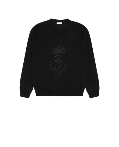 Dolce&Gabbana Детский шерстяной джемпер - Артикул: L4KW22-JAVUV-B