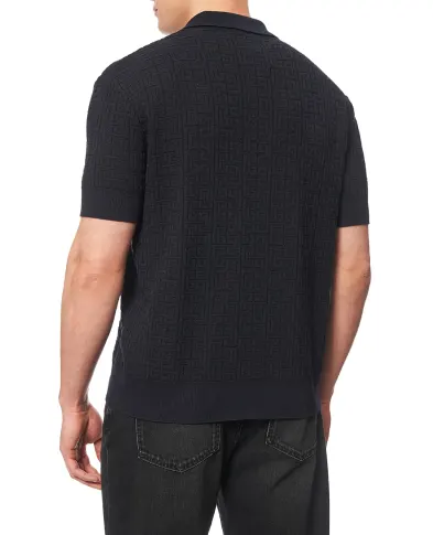 Balmain Сорочка-поло Balmain Monogram - Артикул: GH1GB044KI03