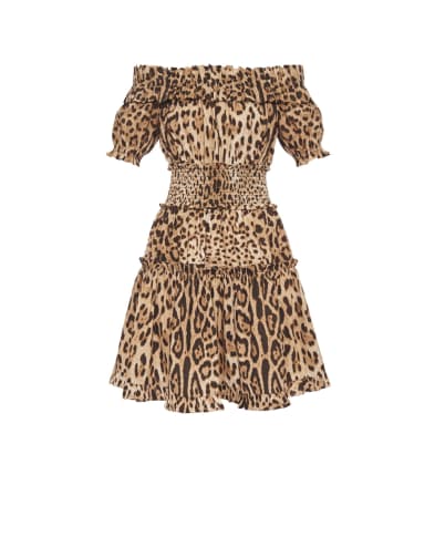 Dolce&Gabbana Сукня з леопардовим принтом - Артикул: F6A0UT-HS5E3