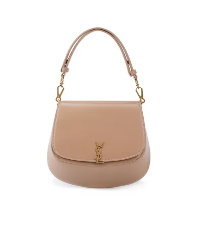 Saint Laurent Кожаная сумка Voltaire Top Handle Bronze - Артикул: 800846-0SX0W