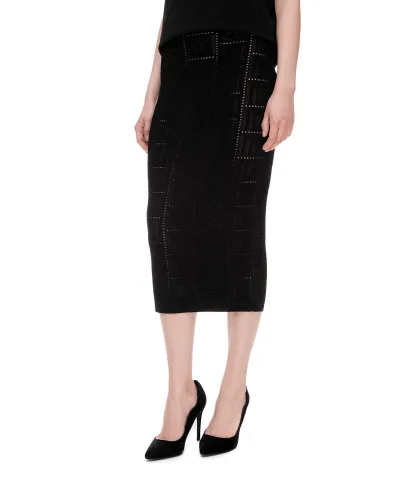 Balmain Юбка - Артикул: XF1LD041KB16