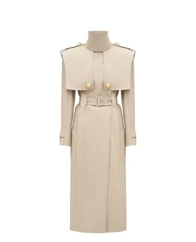 Balmain Тренч - Артикул: DF0TL155CF48