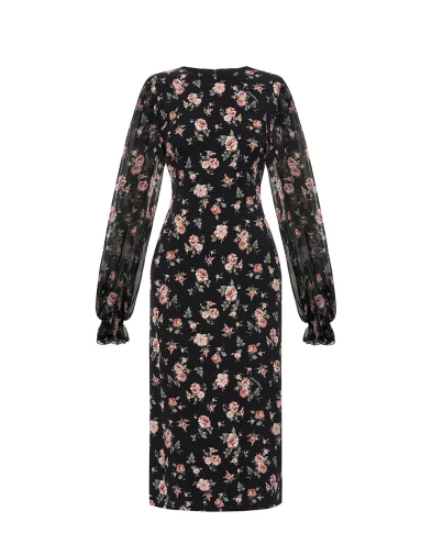 Dolce&Gabbana Сукня з принтом із шовку - Артикул: F611DT-FSA8C