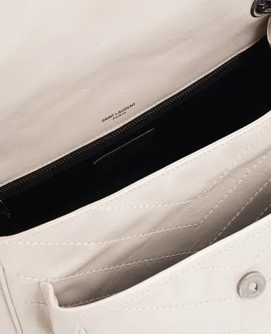 Saint Laurent Кожаная сумка Niki Medium - Артикул: 633158-0EN04