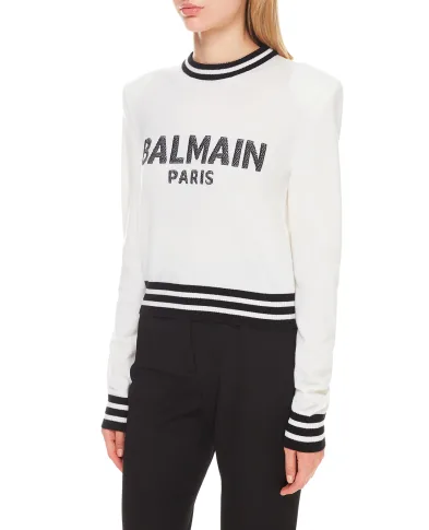 Balmain Шерстяной джемпер - Артикул: WF1KA000K225