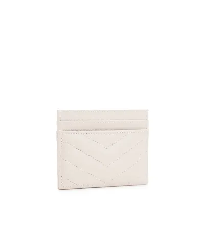 Saint Laurent Кожаная визитница - Артикул: 423291-BOW01