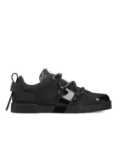 Dolce&Gabbana Кожаные сникеры Portofino - Артикул: CS1783-AJ986