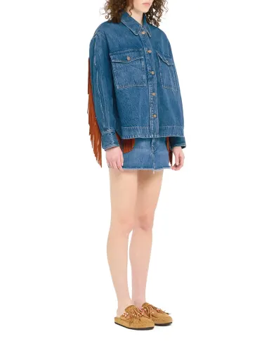 Alanui Джинсова сорочка - Артикул: LWYD004R26DEN0014764