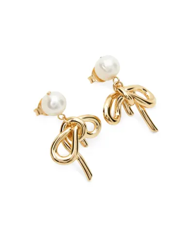 Completedworks Сережки з перлів та переробленого золота з позолотою - Артикул: P203