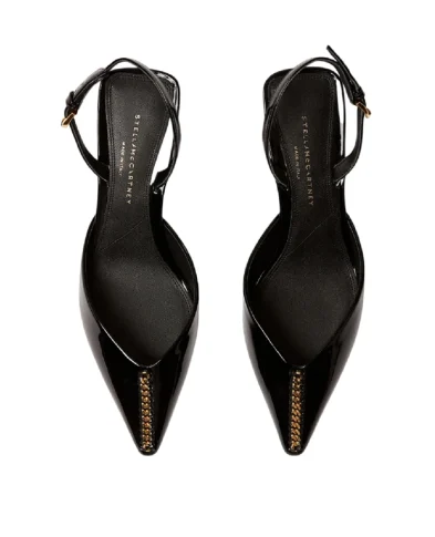 Stella McCartney Туфли-слингбэки Elsa лакированные - Артикул: 810604AP0AP0