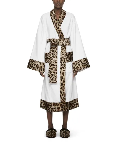 Dolce&Gabbana Халат з махрової бавовни - Артикул: TCF010-TCAGO