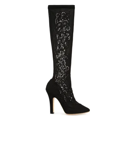 Dolce&Gabbana Кружевные сапоги - Артикул: CU0170-AL794