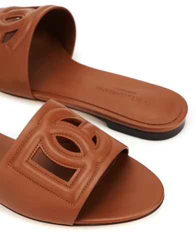 Dolce&Gabbana Кожаные мюли - Артикул: CQ0436-AY329