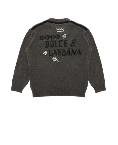 Dolce&Gabbana Детский шерстяной джемпер - Артикул: L4KW80-JAM5R-S