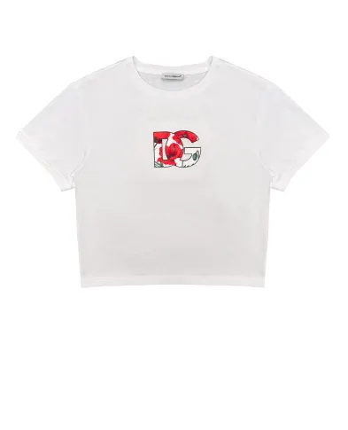 Dolce&Gabbana Детская футболка - Артикул: L5JTJT-G7G8A-B