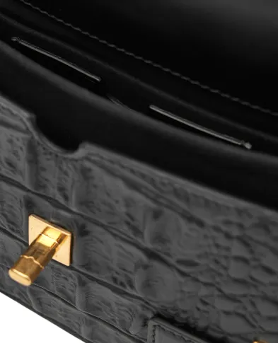 Balmain Сумка B-Buzz під шкіру крокодила - Артикул: FN0DA828LOBC
