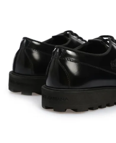 Dolce&Gabbana Детские кожаные дерби - Артикул: DA0785-AX155-M