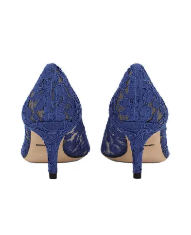 Dolce&Gabbana Кружевные лодочки Rainbow Lace - Артикул: CD0066-AL198-s