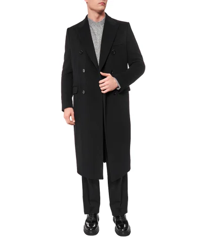 Dolce&Gabbana Пальто двубортное из шерсти и кашемира - Артикул: G052ZT-FU3QZ