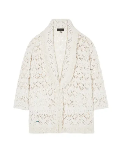 Alanui Кардиган з ажурною в'язкою - Артикул: LWHB064R26KNI024OFOF