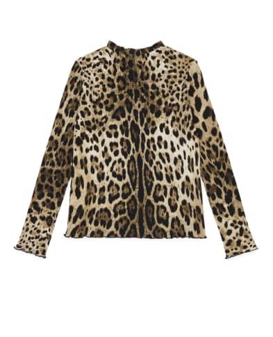 Dolce&Gabbana Детский гольф с леопардовым принтом - Артикул: L5JTQC-HS7Q6-B