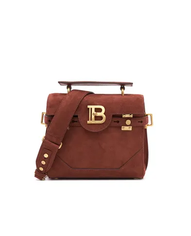 Balmain Сумка B-Buzz із замші - Артикул: FN0DB526LCRA