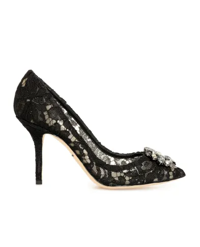 Dolce&Gabbana Кружевные лодочки Rainbow Lace - Артикул: CD0101-AL198