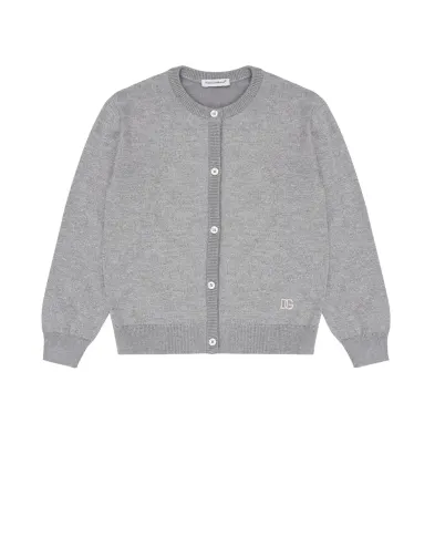 Dolce&Gabbana Дитячий кардиган з вовни та віскози - Артикул: L5KWMJ-JGME6-S