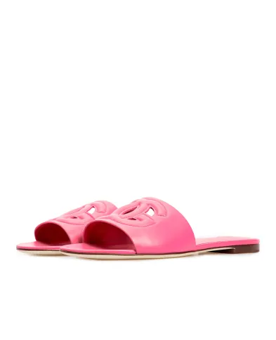 Dolce&Gabbana Кожаные мюли - Артикул: CQ0436-AY329