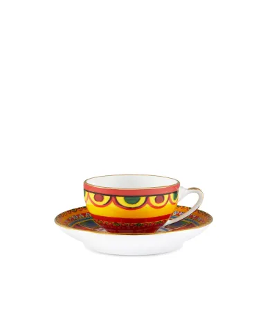 Dolce&Gabbana Кофейная чашка с блюдцем из фарфора - Артикул: TC0100-TCA21