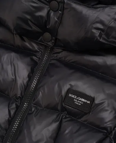 Dolce&Gabbana Детский пуховик - Артикул: L5JBO1-G7M4K-B