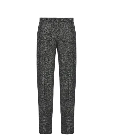 Dolce&Gabbana Брюки из шерсти с шевронным узором - Артикул: FTC31T-FCBAJ