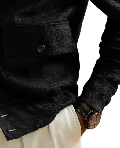 Ralph Lauren Purple Label Кардиган із шовку та льону - Артикул: 790973319002