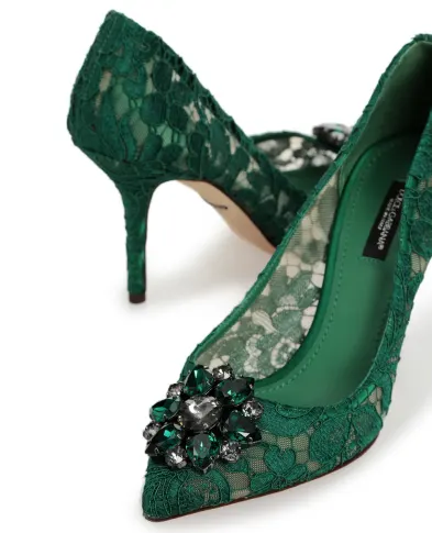 Dolce&Gabbana Кружевные лодочки Rainbow Lace - Артикул: CD0101-AL198