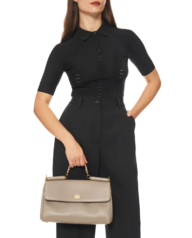 Dolce&Gabbana Шкіряна сумка My Sicily - Артикул: BB7782-B7321