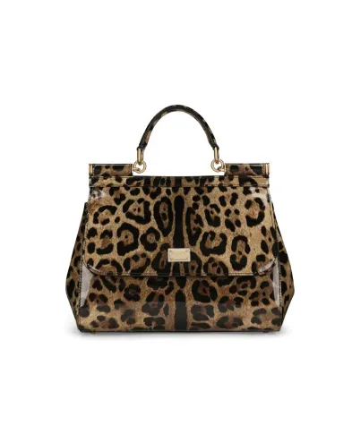 Dolce&Gabbana Кожаная сумка Sicily Medium - Артикул: BB6003-BM568