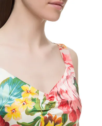 Dolce&Gabbana Шелковый топ - Артикул: O1A80T-FSAYK