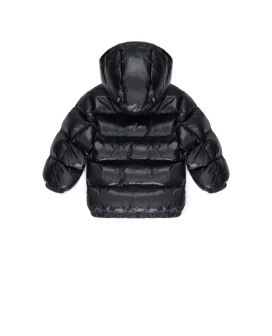 Dolce&Gabbana Дитячий пуховик з монограмою логотипу - Артикул: L4JB6F-G7PK1-S