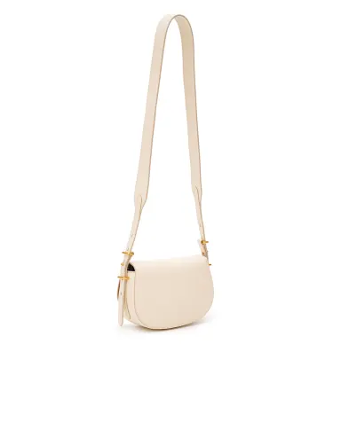 Polo Ralph Lauren Кожаная сумка Polo ID Saddle Crossbody Small - Артикул: 428932626002