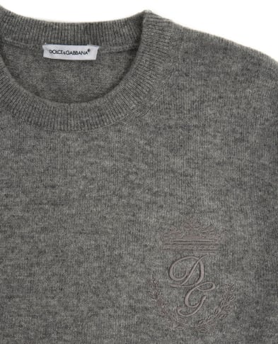 Dolce&Gabbana Детский кашемировый джемпер - Артикул: L4KW22-JAW00-B