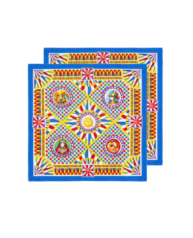 Dolce&Gabbana Набор льняных салфеток - Артикул: TCGS05-TCADN