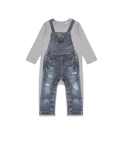 Dolce&Gabbana Детский бодик с принтом - Артикул: L1JOCI-G7PVE